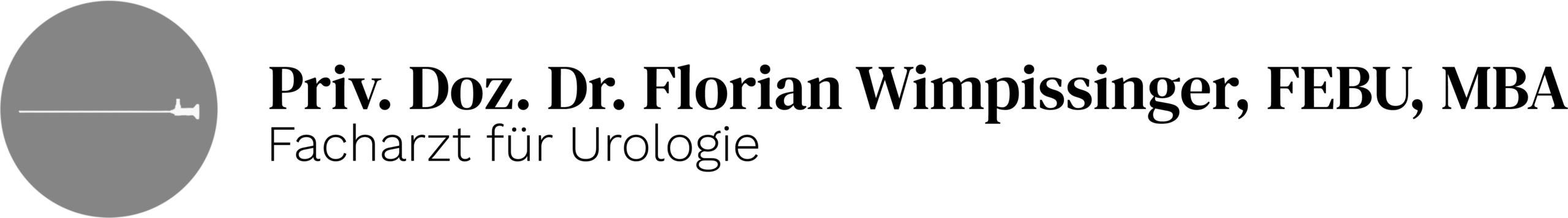 Doz. Dr. Florain Wimpissinger, MBA